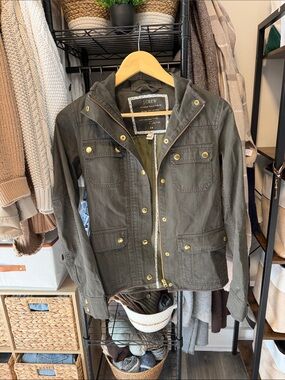 J. Crew Olive Green Utility Jacket